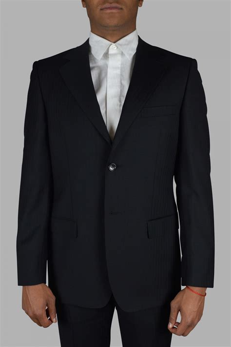 gucci navy suit|designer gucci suits for men.